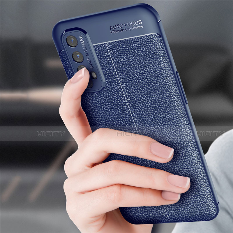 Custodia Silicone Morbida In Pelle Cover per Realme 7