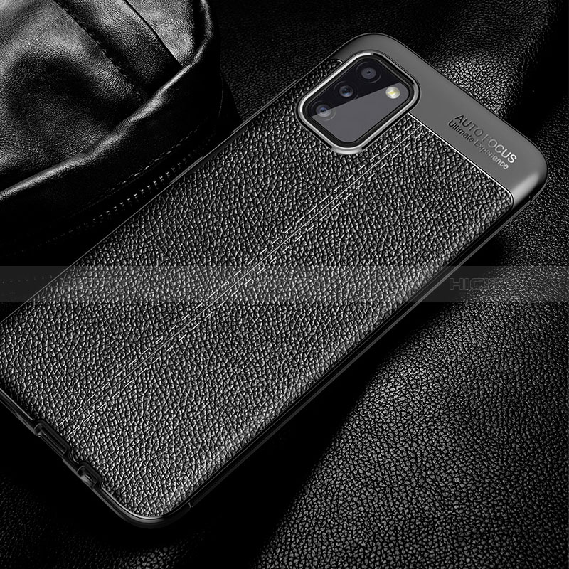 Custodia Silicone Morbida In Pelle Cover per Samsung Galaxy A02s