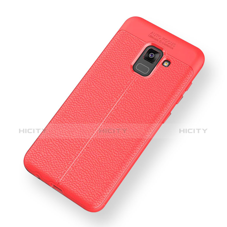 Custodia Silicone Morbida In Pelle Cover per Samsung Galaxy A5 (2018) A530F