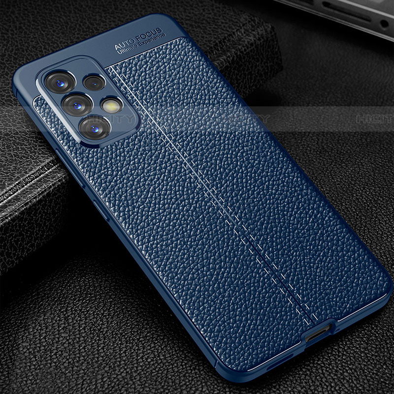 Custodia Silicone Morbida In Pelle Cover per Samsung Galaxy A53 5G
