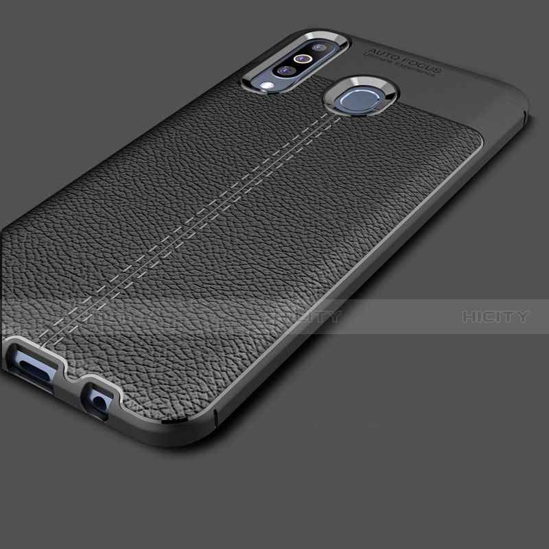 Custodia Silicone Morbida In Pelle Cover per Samsung Galaxy A60
