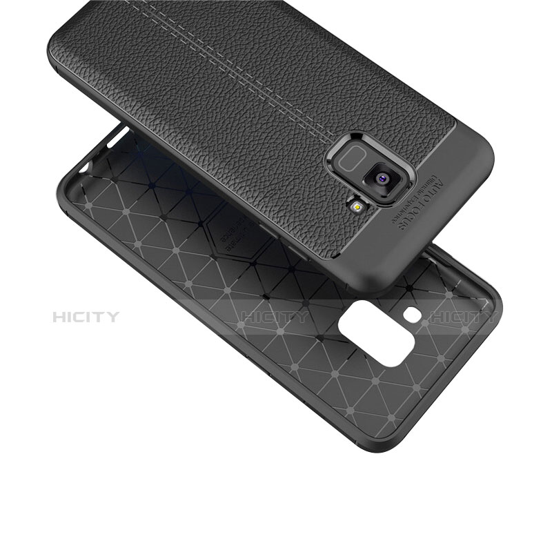 Custodia Silicone Morbida In Pelle Cover per Samsung Galaxy A8+ A8 Plus (2018) A730F