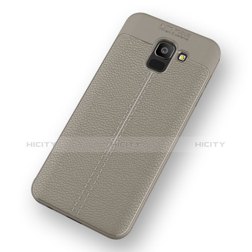 Custodia Silicone Morbida In Pelle Cover per Samsung Galaxy J6 (2018) J600F