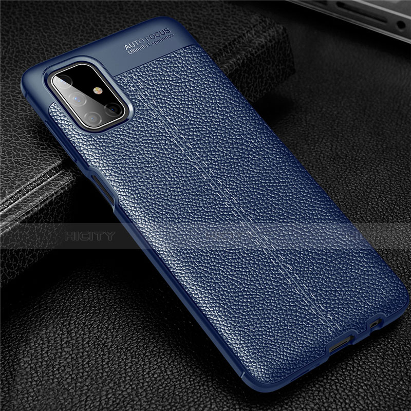 Custodia Silicone Morbida In Pelle Cover per Samsung Galaxy M51