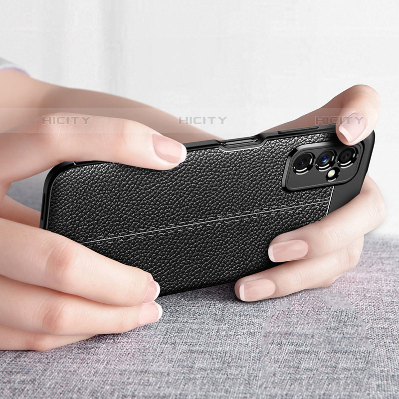 Custodia Silicone Morbida In Pelle Cover per Samsung Galaxy M52 5G
