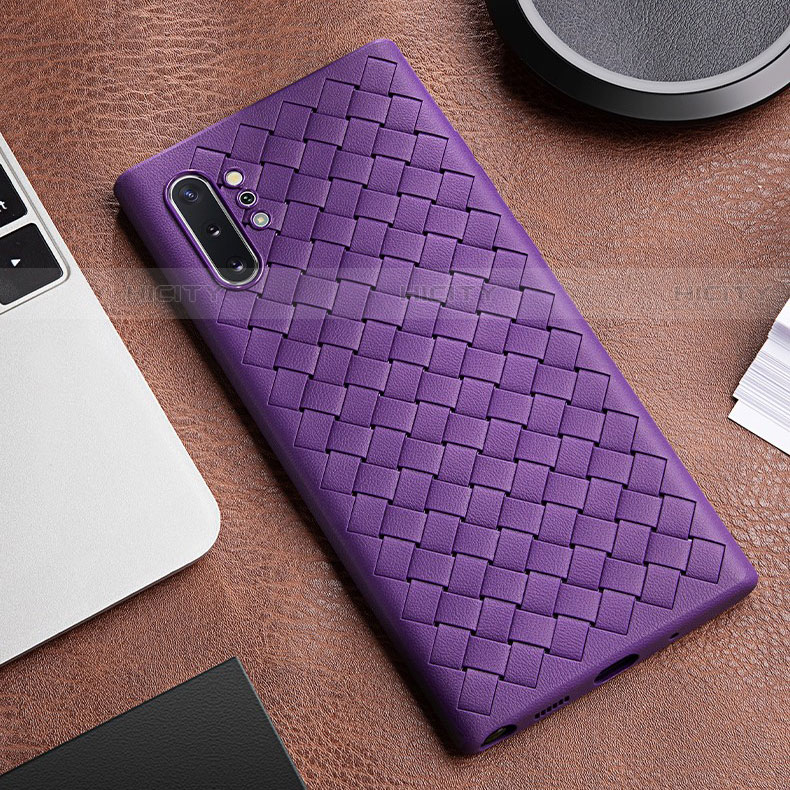 Custodia Silicone Morbida In Pelle Cover per Samsung Galaxy Note 10 Plus 5G