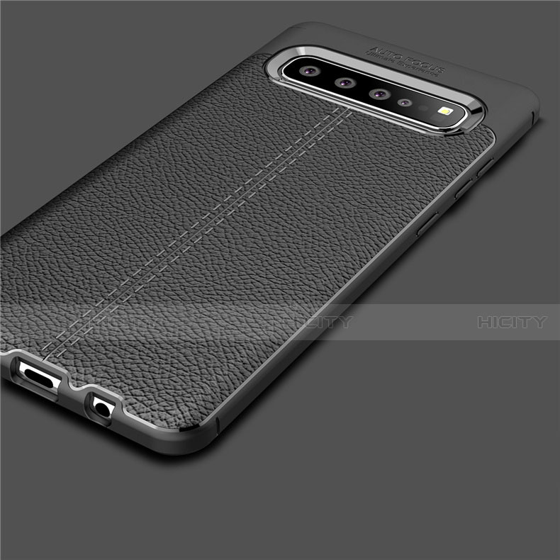 Custodia Silicone Morbida In Pelle Cover per Samsung Galaxy S10 5G SM-G977B