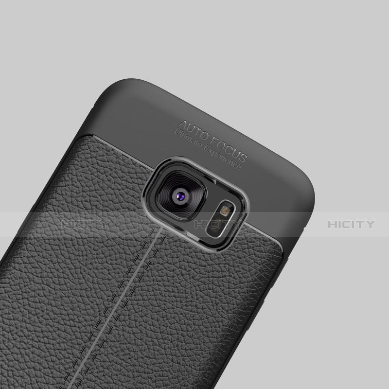 Custodia Silicone Morbida In Pelle Cover per Samsung Galaxy S7 Edge G935F