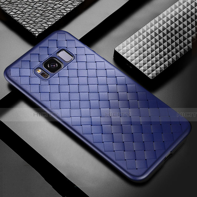 Custodia Silicone Morbida In Pelle Cover per Samsung Galaxy S8