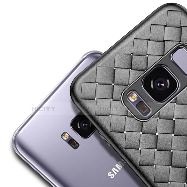 Custodia Silicone Morbida In Pelle Cover per Samsung Galaxy S8 Plus