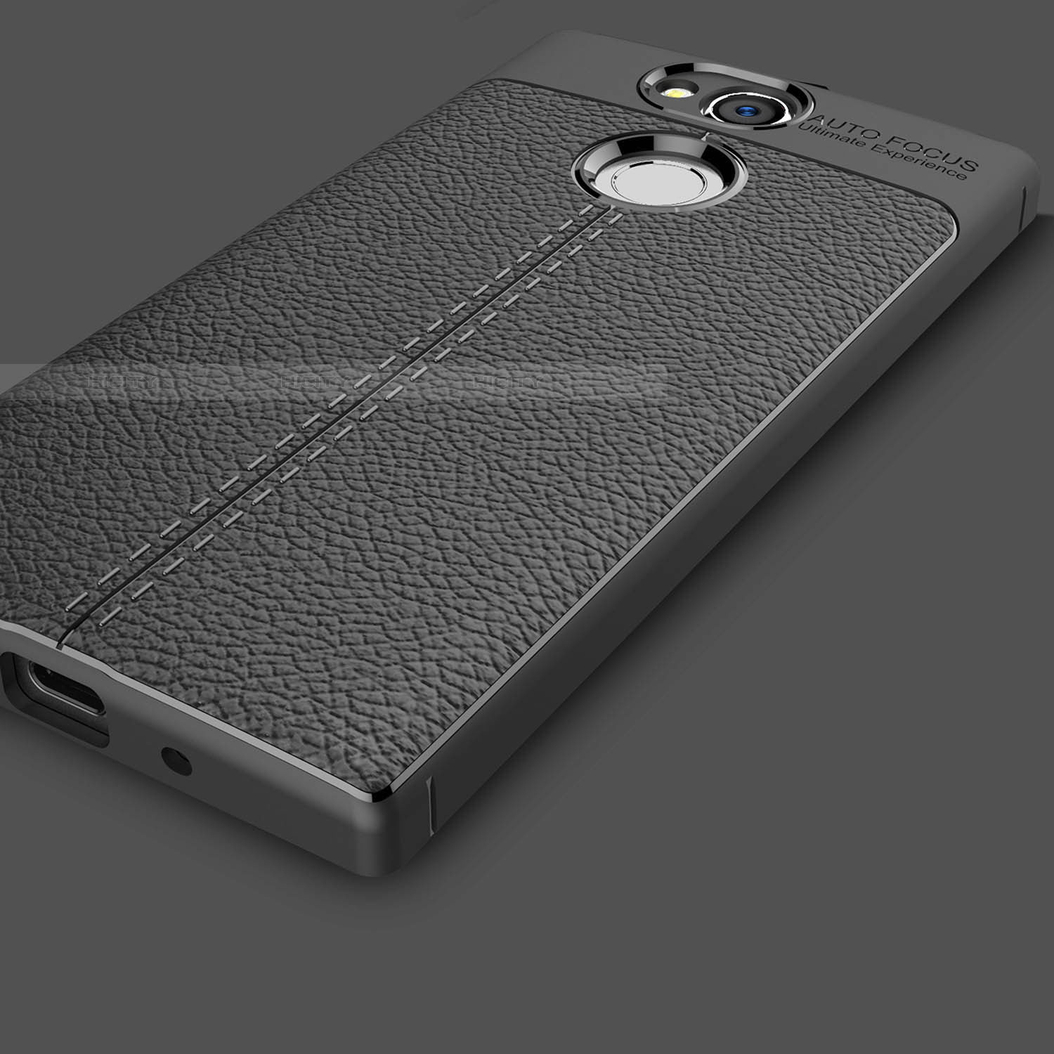 Custodia Silicone Morbida In Pelle Cover per Sony Xperia XA2 Plus