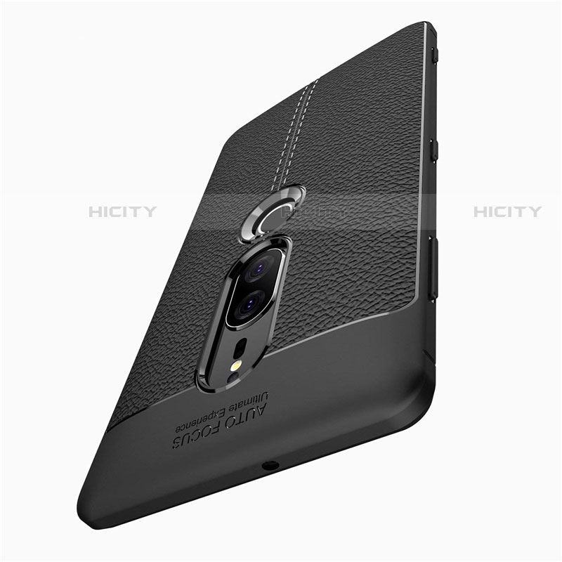 Custodia Silicone Morbida In Pelle Cover per Sony Xperia XZ2 Premium