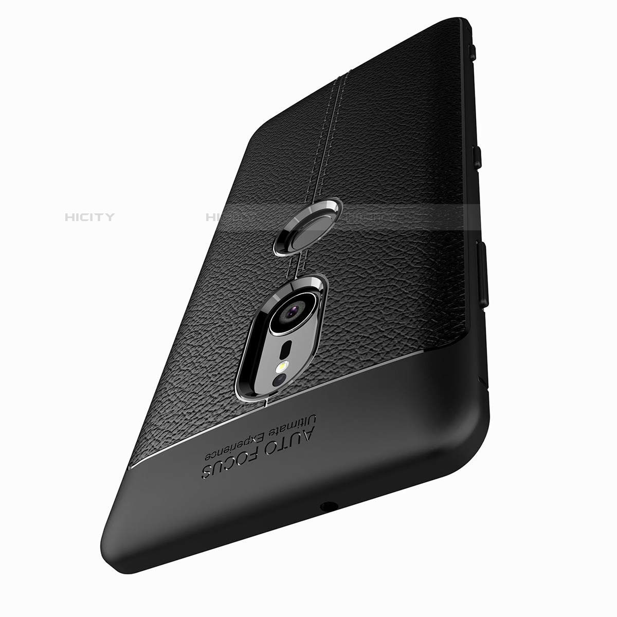 Custodia Silicone Morbida In Pelle Cover per Sony Xperia XZ3