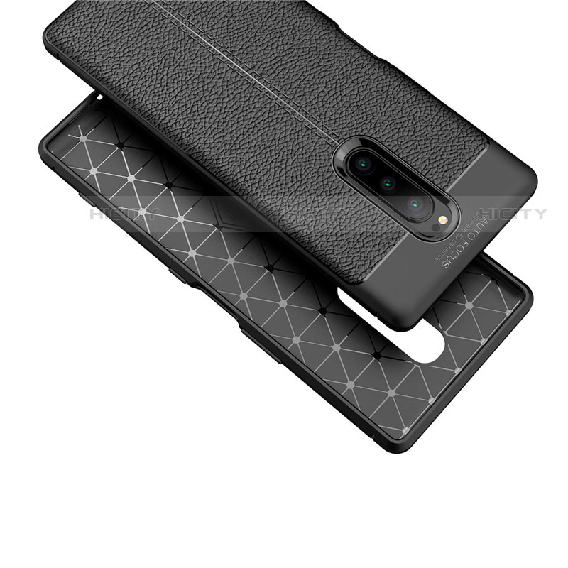 Custodia Silicone Morbida In Pelle Cover per Sony Xperia XZ4