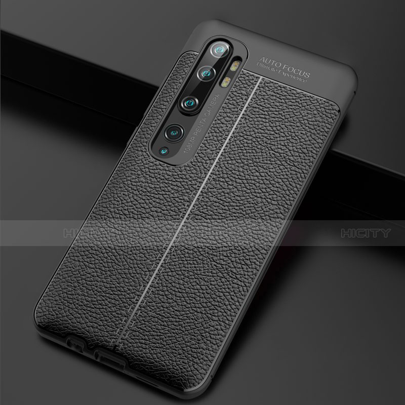 Custodia Silicone Morbida In Pelle Cover per Xiaomi Mi Note 10