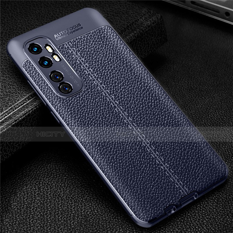 Custodia Silicone Morbida In Pelle Cover per Xiaomi Mi Note 10 Lite