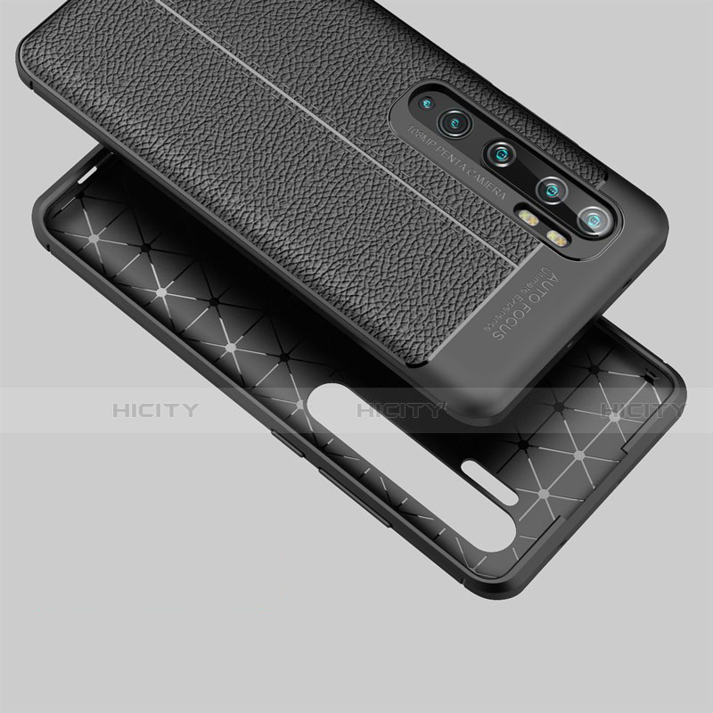 Custodia Silicone Morbida In Pelle Cover per Xiaomi Mi Note 10 Pro