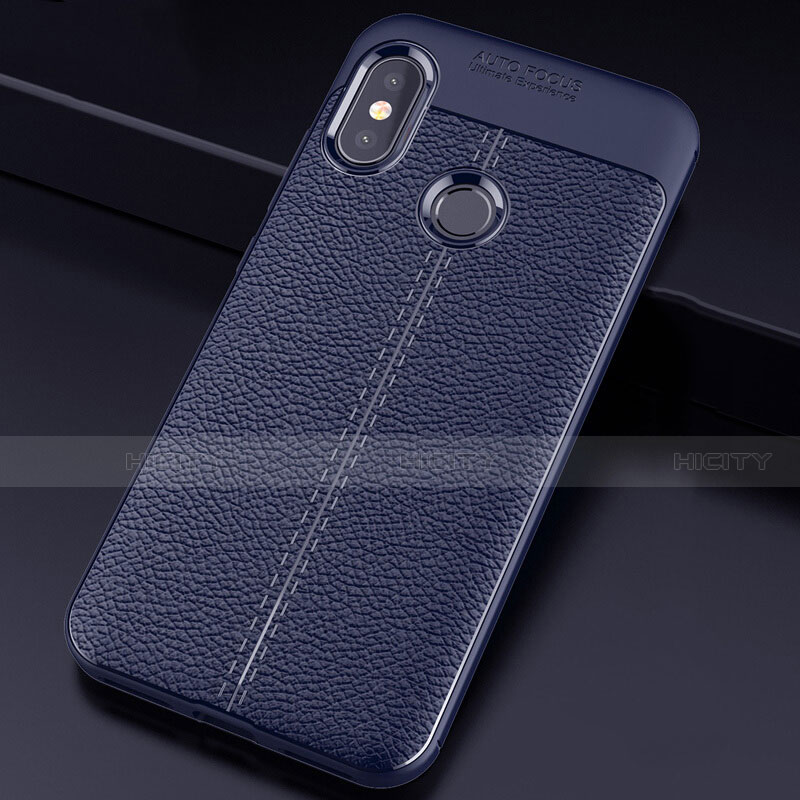 Custodia Silicone Morbida In Pelle Cover per Xiaomi Redmi 6 Pro