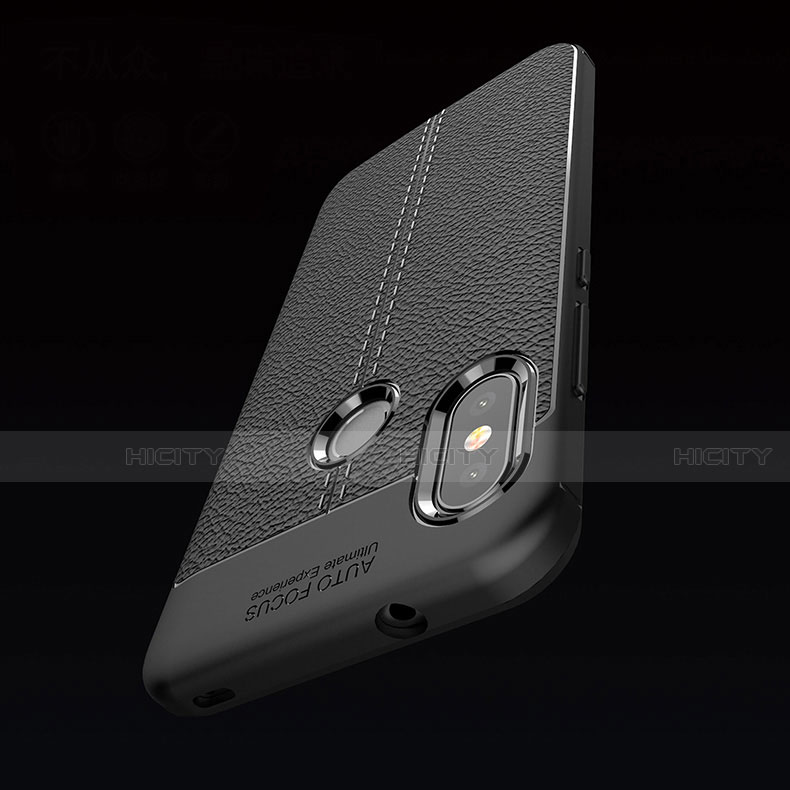 Custodia Silicone Morbida In Pelle Cover per Xiaomi Redmi 6 Pro