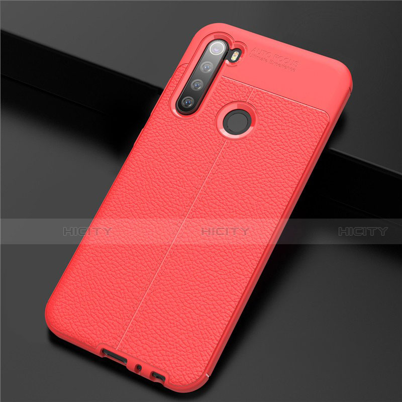 Custodia Silicone Morbida In Pelle Cover per Xiaomi Redmi Note 8