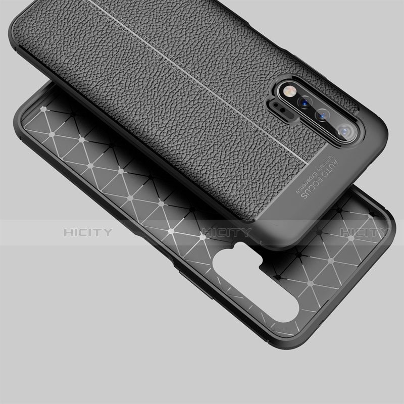 Custodia Silicone Morbida In Pelle Cover S01 per Huawei Nova 6 5G