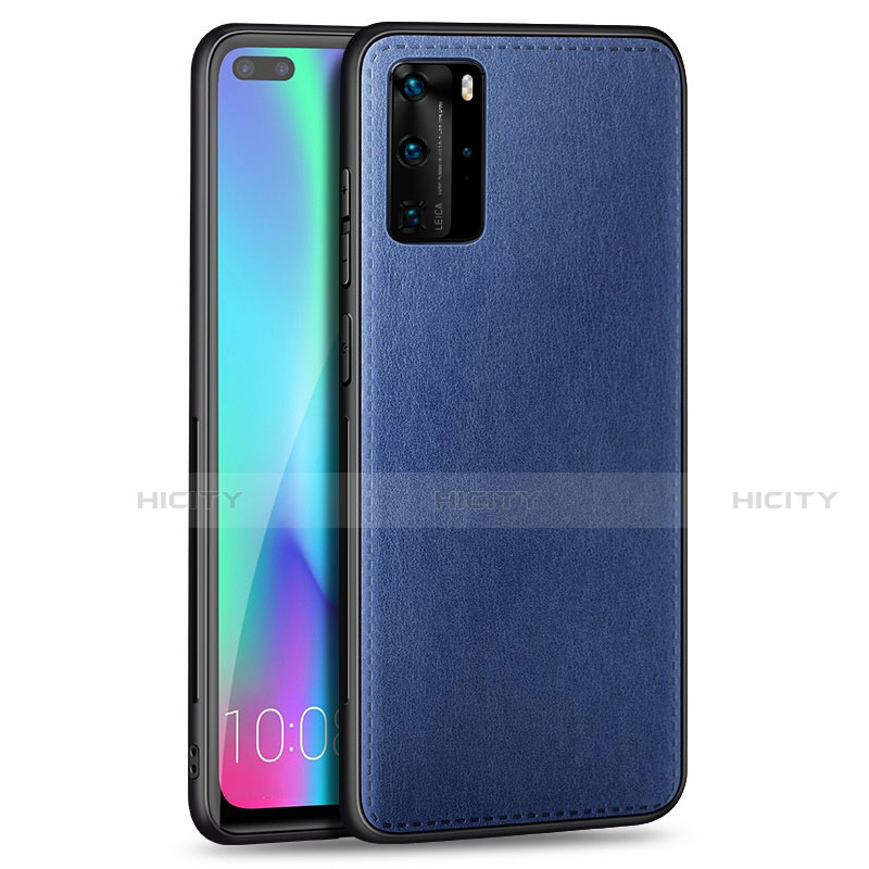 Custodia Silicone Morbida In Pelle Cover S01 per Huawei P40 Pro