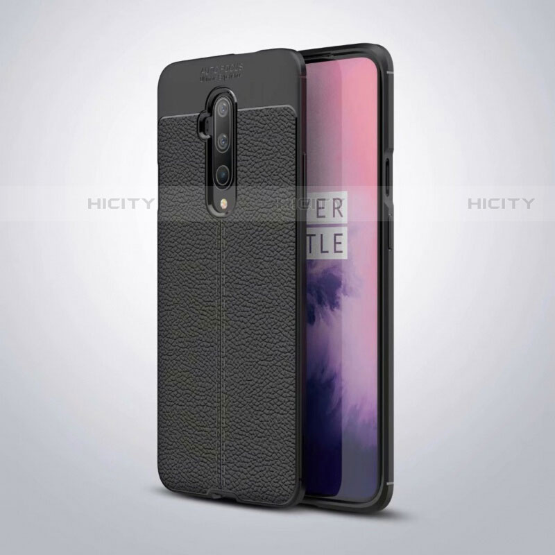 Custodia Silicone Morbida In Pelle Cover S01 per OnePlus 7T Pro