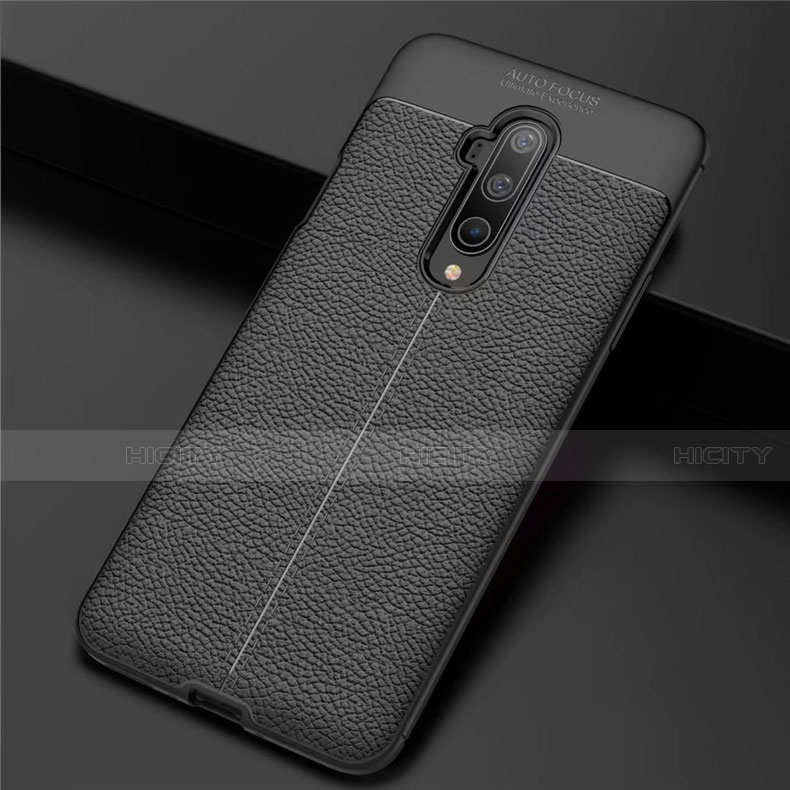 Custodia Silicone Morbida In Pelle Cover S01 per OnePlus 7T Pro 5G