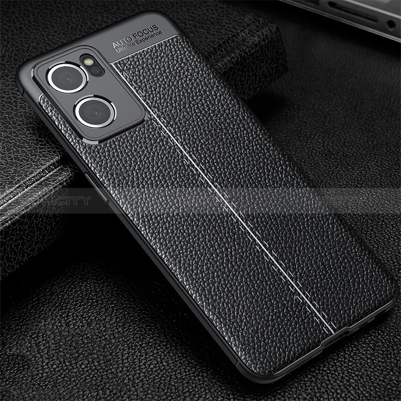 Custodia Silicone Morbida In Pelle Cover S01 per Oppo Find X5 Lite 5G