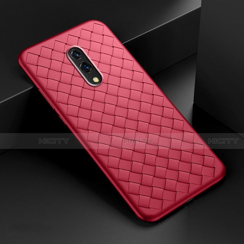 Custodia Silicone Morbida In Pelle Cover S01 per Oppo Realme X