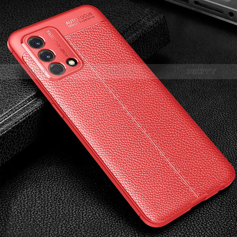 Custodia Silicone Morbida In Pelle Cover S01 per Oppo Reno6 Lite