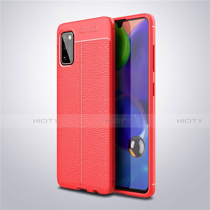 Custodia Silicone Morbida In Pelle Cover S01 per Samsung Galaxy A41