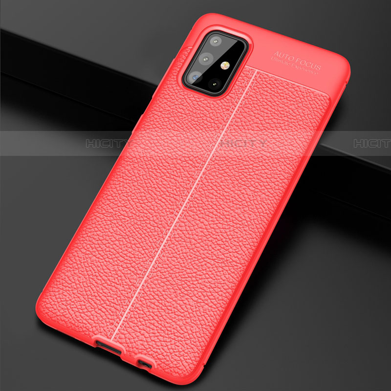 Custodia Silicone Morbida In Pelle Cover S01 per Samsung Galaxy A71 5G