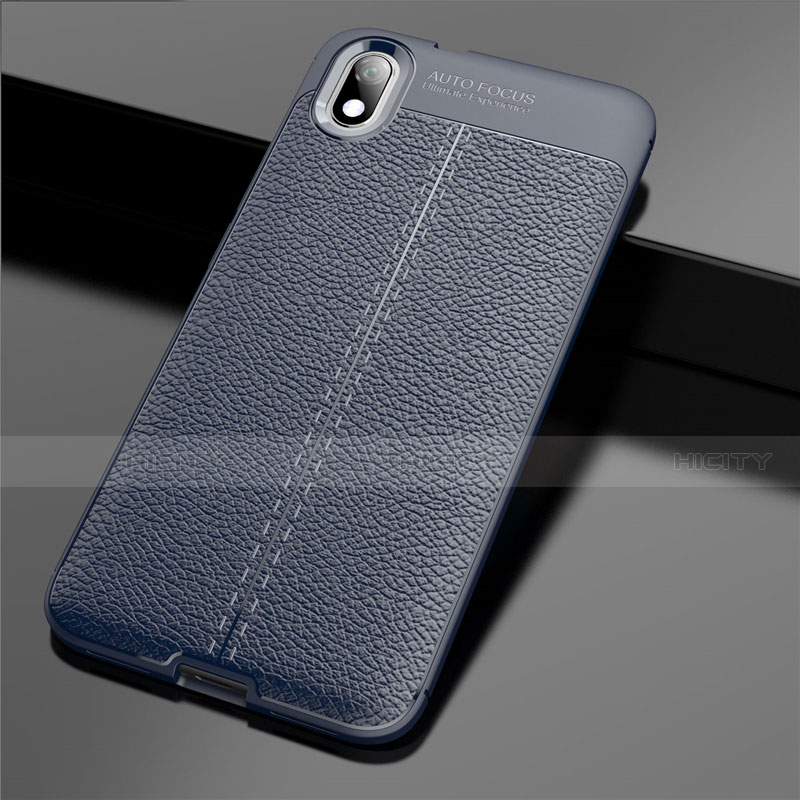 Custodia Silicone Morbida In Pelle Cover S01 per Xiaomi Redmi 7A