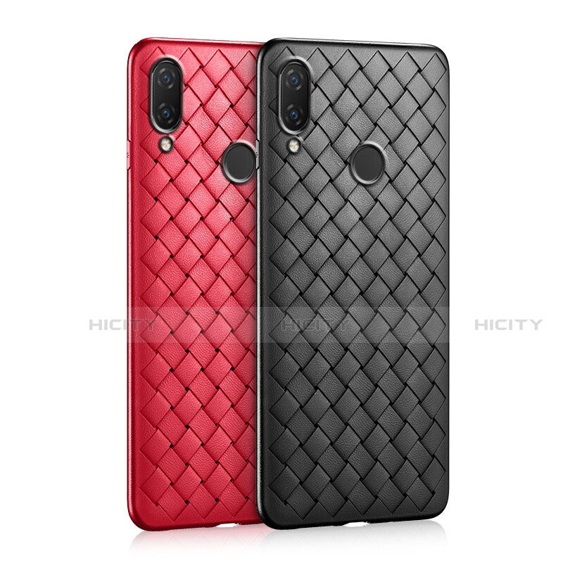 Custodia Silicone Morbida In Pelle Cover S01 per Xiaomi Redmi Note 7