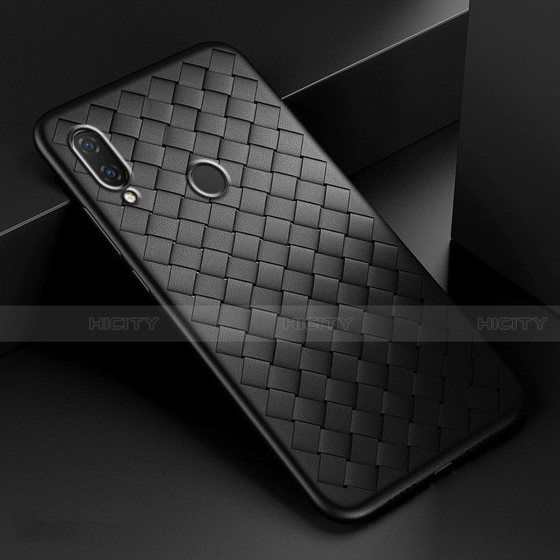 Custodia Silicone Morbida In Pelle Cover S01 per Xiaomi Redmi Note 7