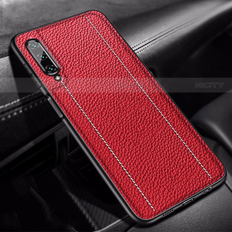 Custodia Silicone Morbida In Pelle Cover S02 per Huawei Y9s