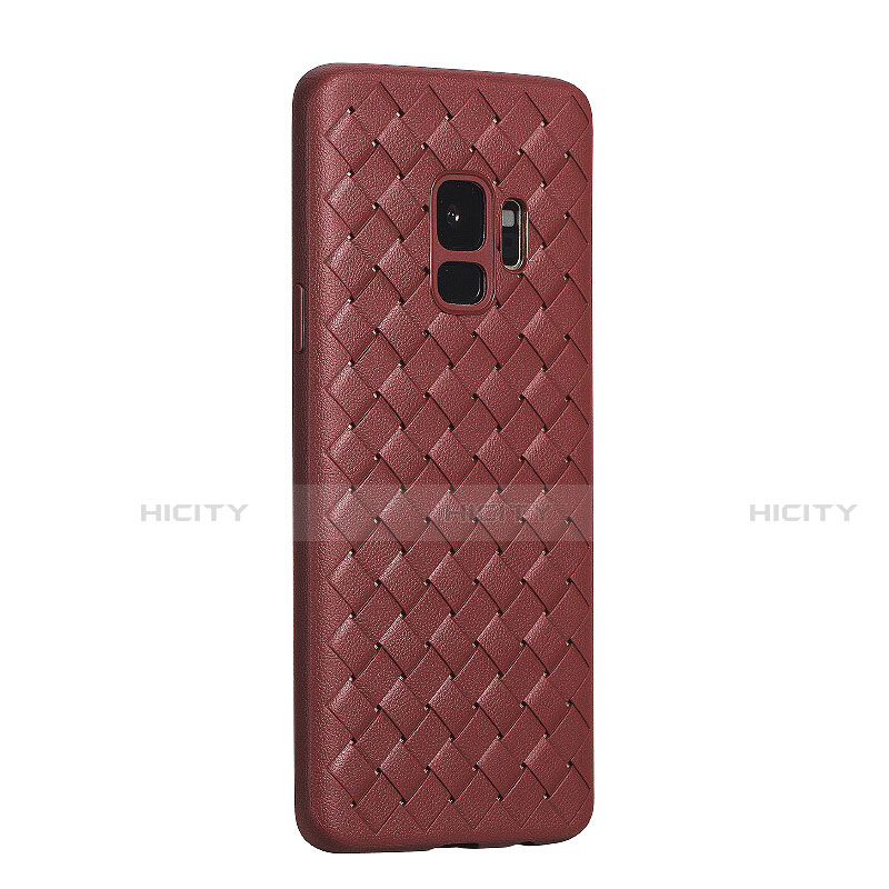 Custodia Silicone Morbida In Pelle Cover S02 per Samsung Galaxy S9