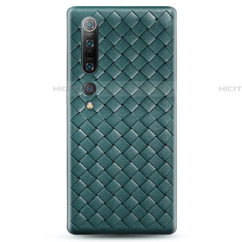 Custodia Silicone Morbida In Pelle Cover S02 per Xiaomi Mi 10 Pro