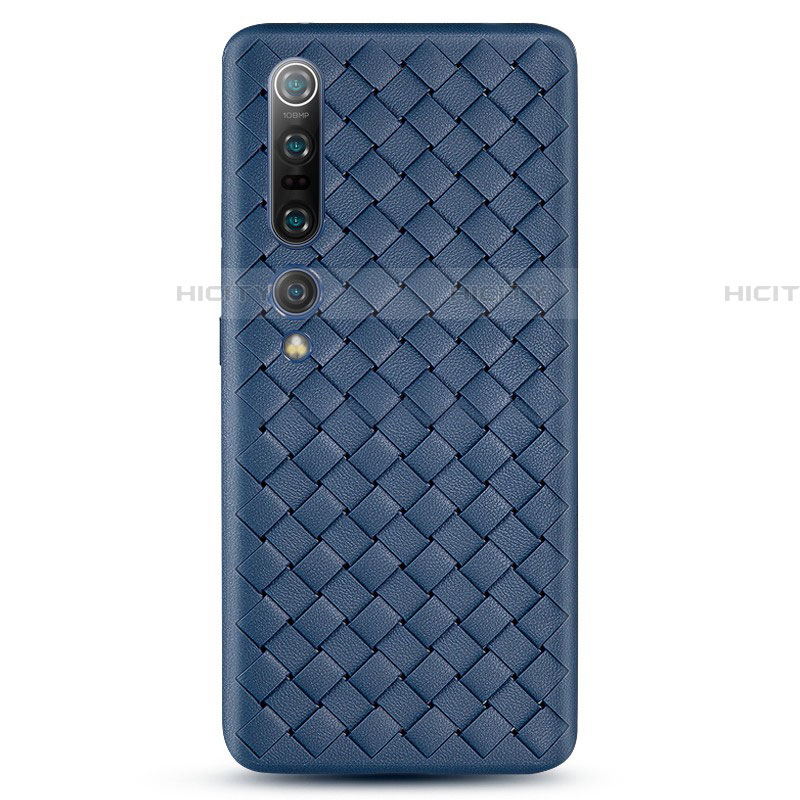 Custodia Silicone Morbida In Pelle Cover S02 per Xiaomi Mi 10 Pro