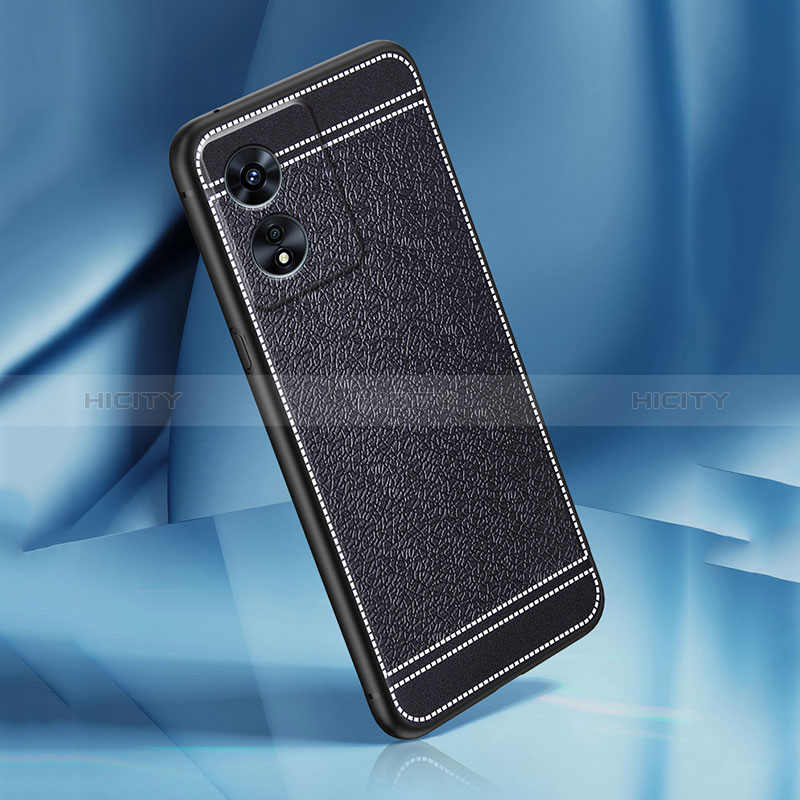 Custodia Silicone Morbida In Pelle Cover S03 per Oppo A78 5G