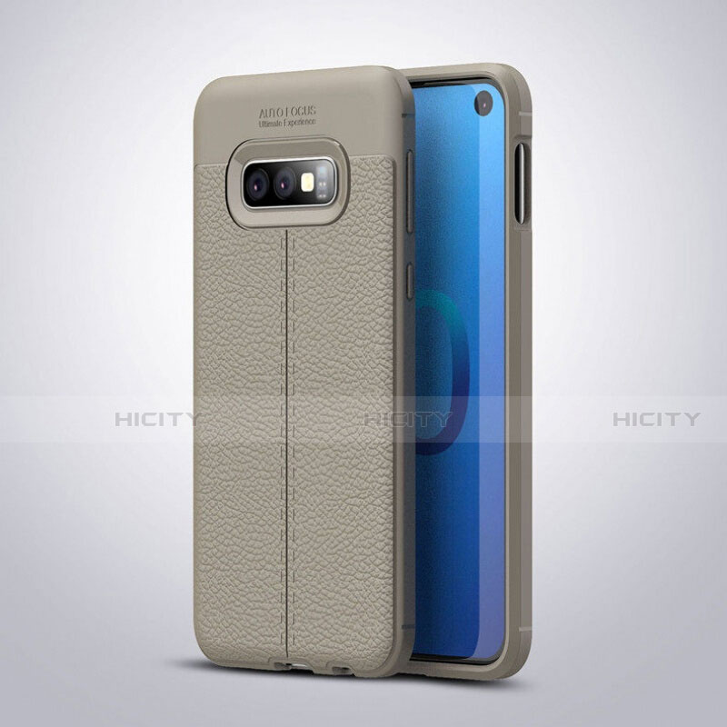 Custodia Silicone Morbida In Pelle Cover S03 per Samsung Galaxy S10e