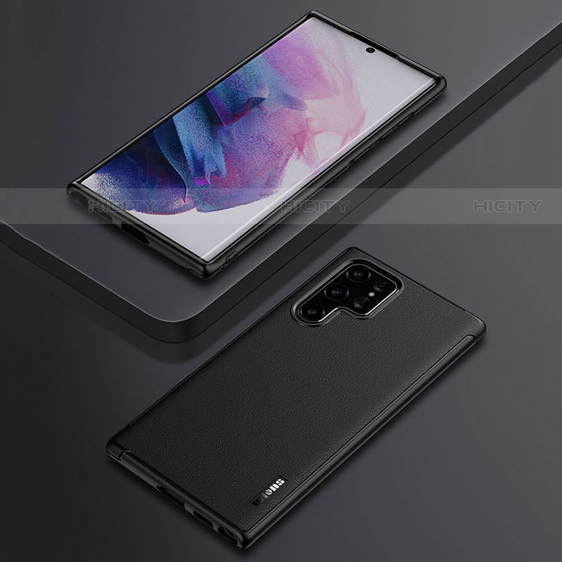 Custodia Silicone Morbida In Pelle Cover S03 per Samsung Galaxy S21 Ultra 5G