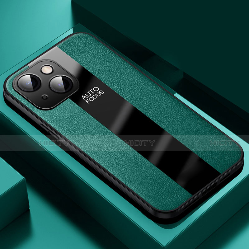 Custodia Silicone Morbida In Pelle Cover S04 per Apple iPhone 13 Mini