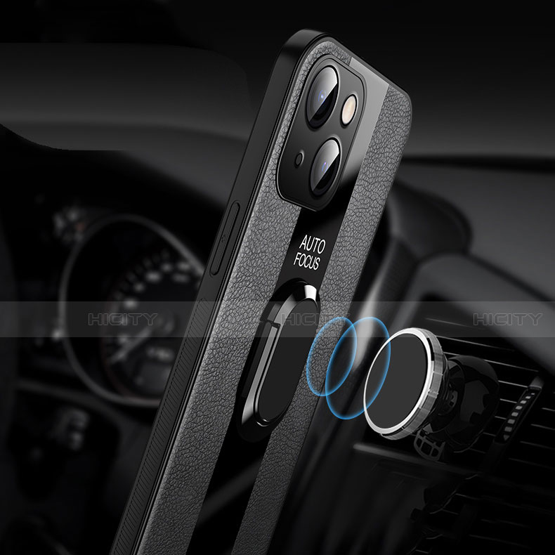 Custodia Silicone Morbida In Pelle Cover S04 per Apple iPhone 13 Mini