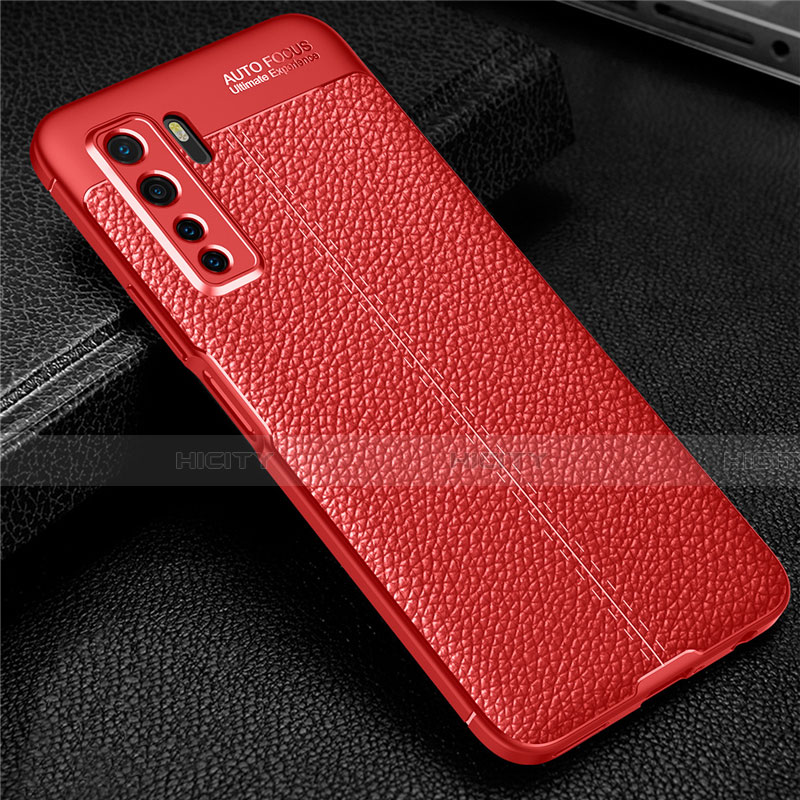 Custodia Silicone Morbida In Pelle Cover S04 per Huawei Nova 7 SE 5G