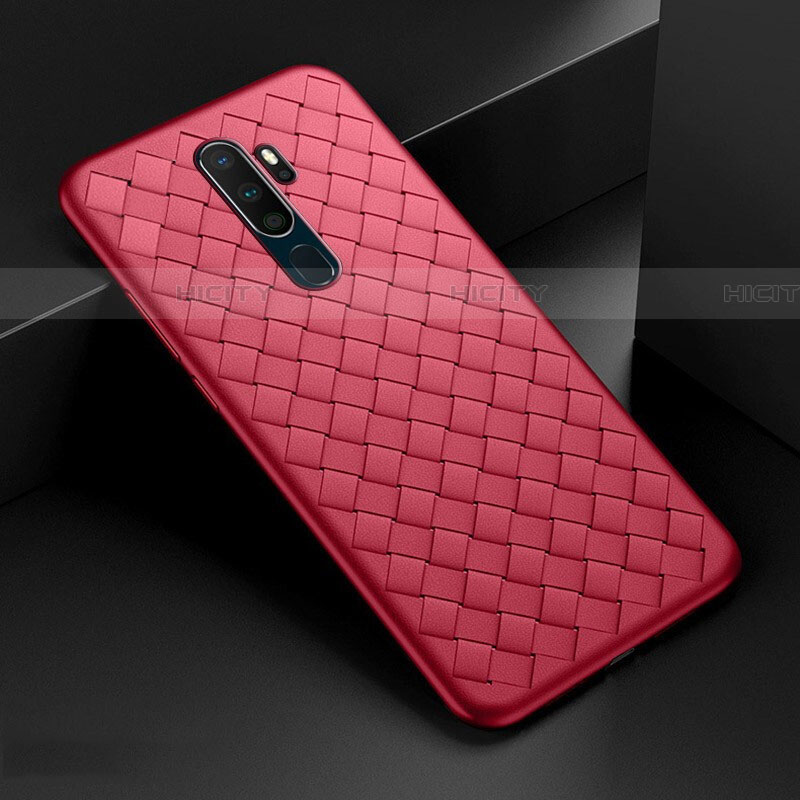 Custodia Silicone Morbida In Pelle Cover S04 per Oppo A11