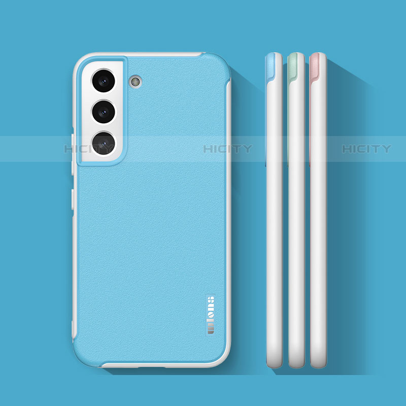 Custodia Silicone Morbida In Pelle Cover S04 per Samsung Galaxy S21 Plus 5G