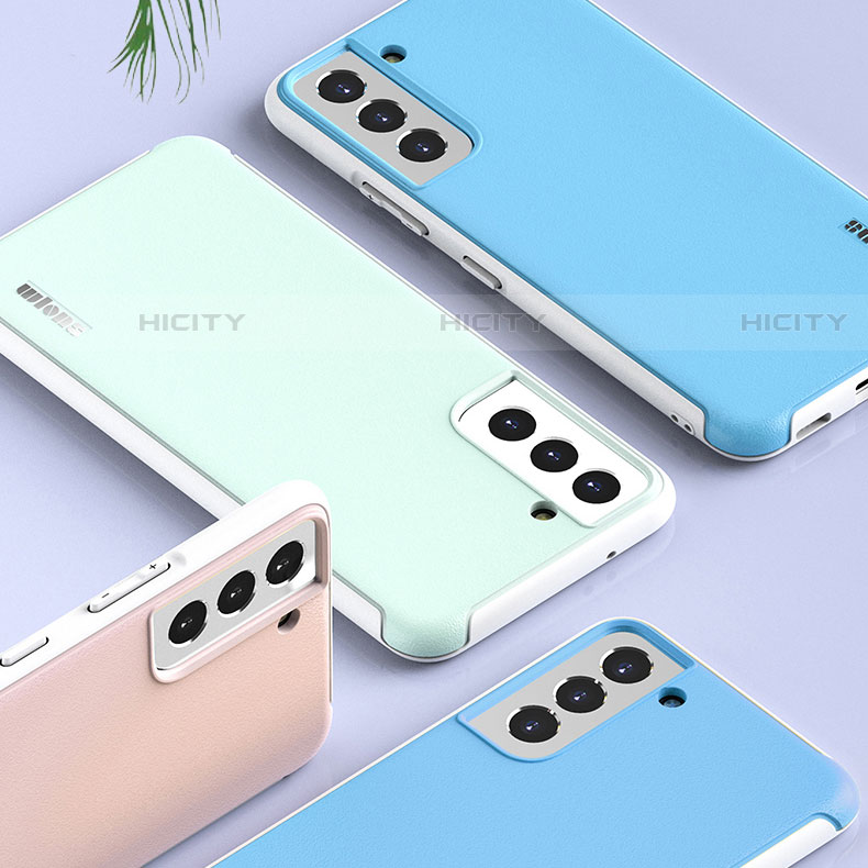 Custodia Silicone Morbida In Pelle Cover S04 per Samsung Galaxy S21 Plus 5G