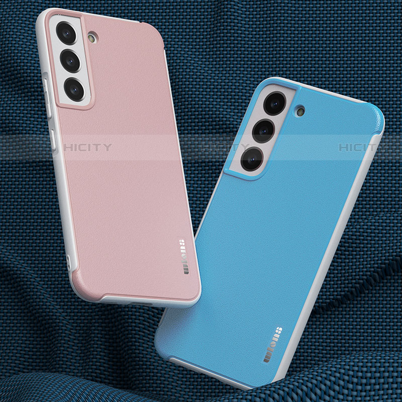 Custodia Silicone Morbida In Pelle Cover S04 per Samsung Galaxy S21 Plus 5G